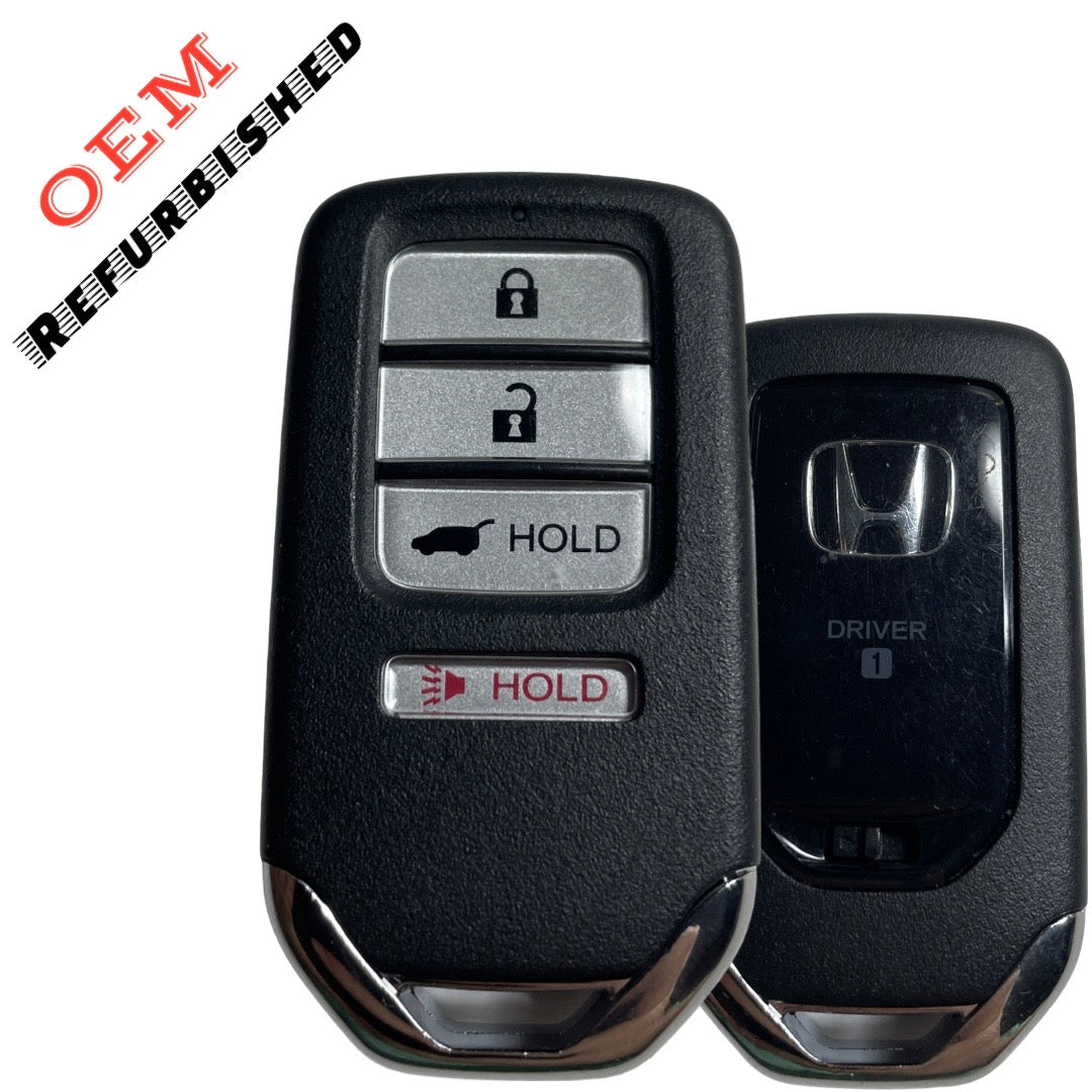 2015-2016 Honda CR-V / 4-Button Smart Key / PN: 72147-T0A-A21 / Driver 1 / ACJ932HK1210A (OEM Refurb)