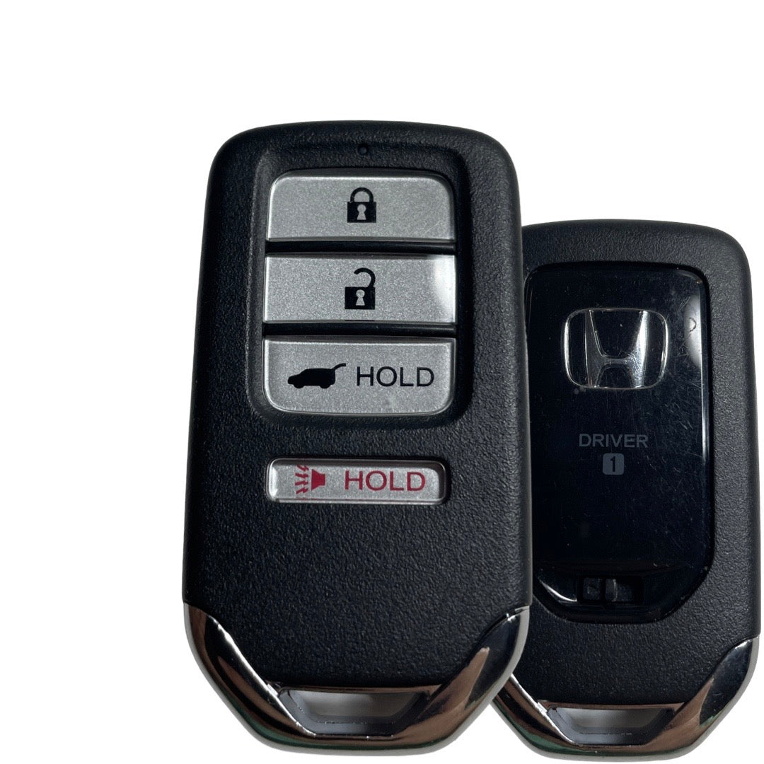 2015-2016 Honda CR-V / 4-Button Smart Key / PN: 72147-T0A-A21 / Driver 1 / ACJ932HK1210A (OEM Refurb)
