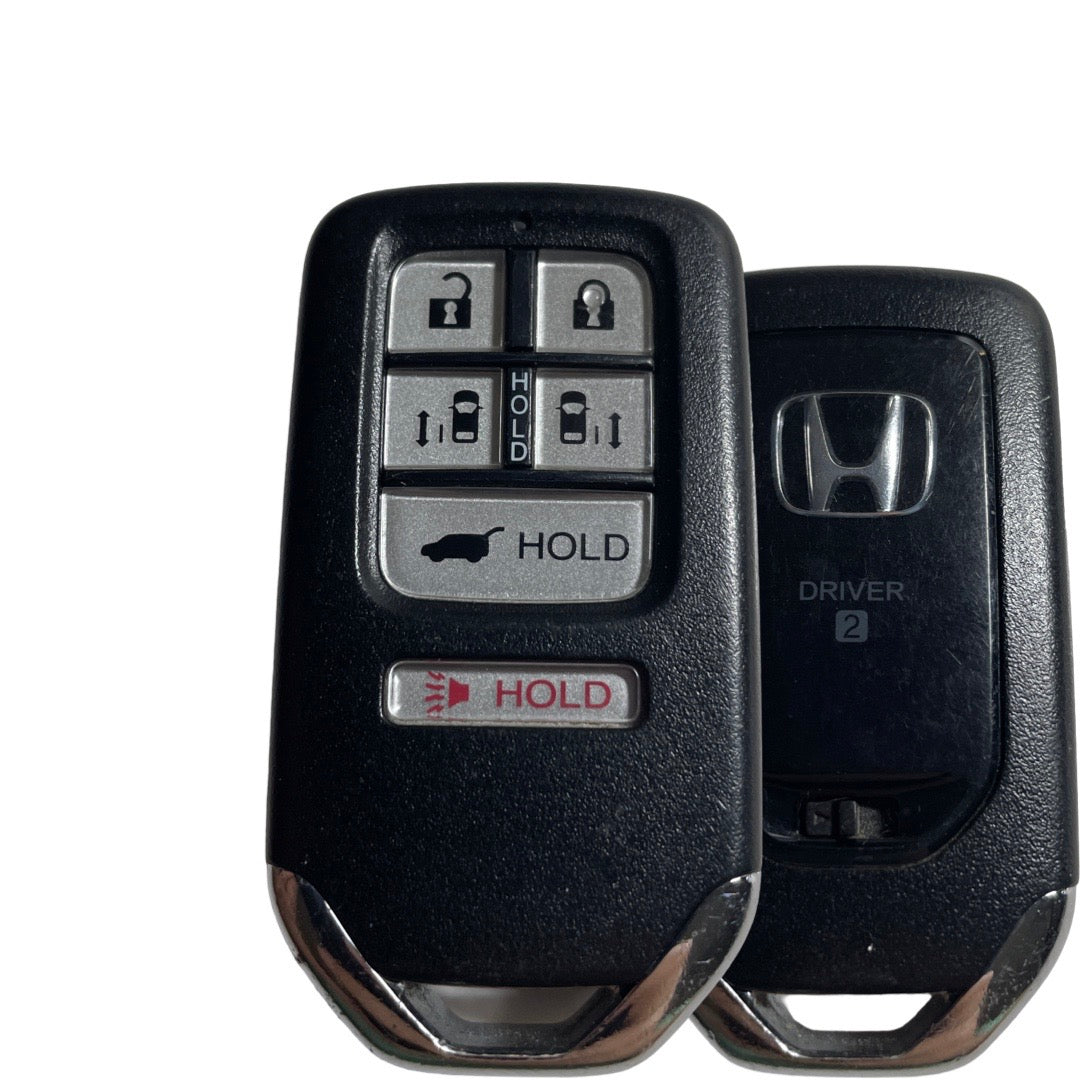 2014-2017 HONDA ODYSSEY / 6-BUTTON SMART KEY / PN: 72147-TK8-A51 / KR5V1X (DRIVER 2) (OEM REFURB)