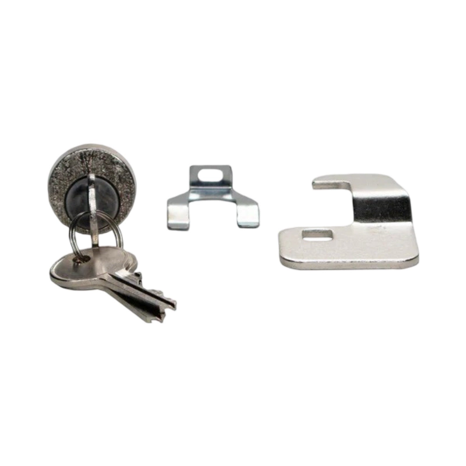 USPS Mailbox Lock - Counter-Clockwise - HL1 Keyway - Keyed Different - US14 Bright Nickel