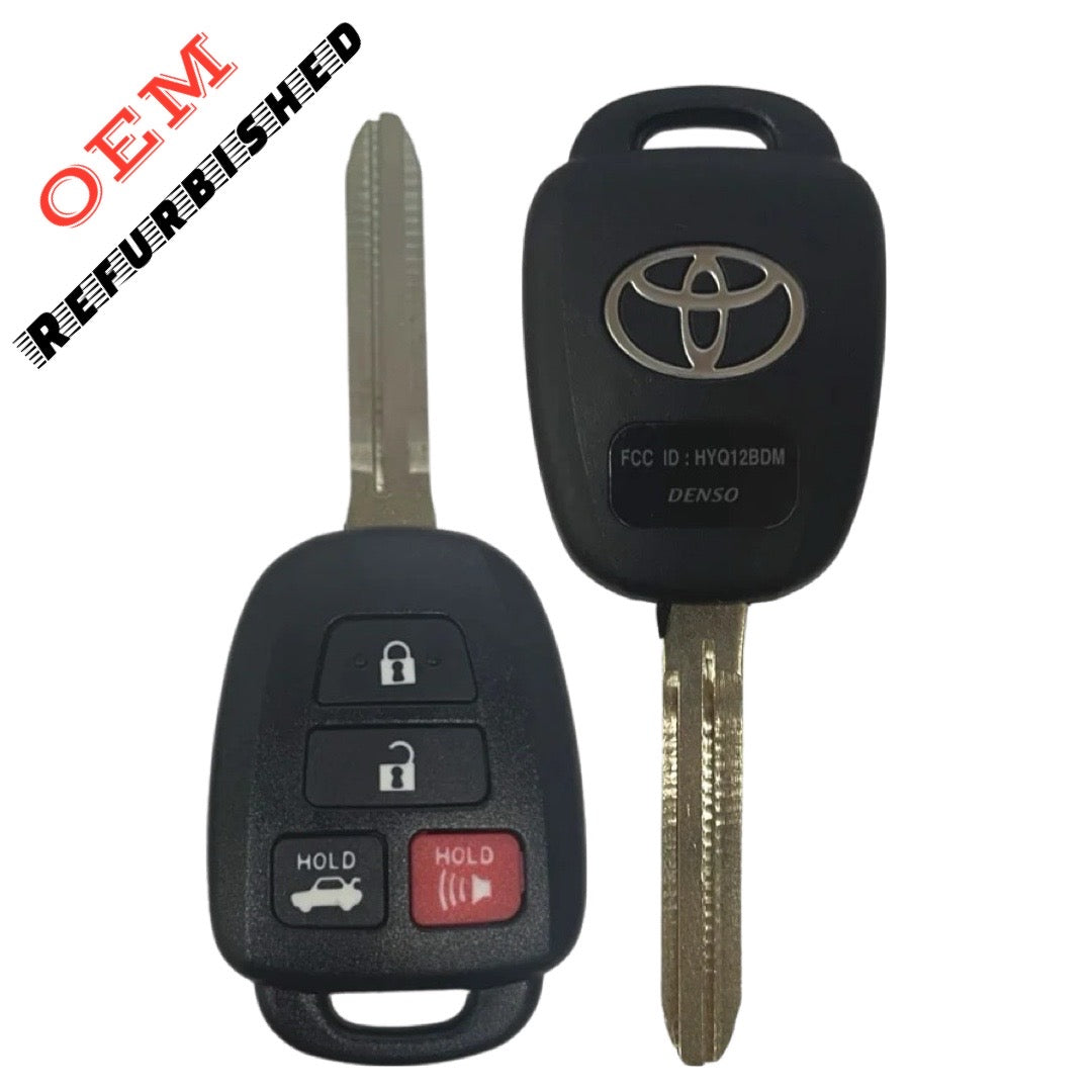 2012-2014 Toyota Camry / 4-Button Remote Head Key / PN: 89070-06420 / HYQ12BDM (G Chip) (OEM Refurb)