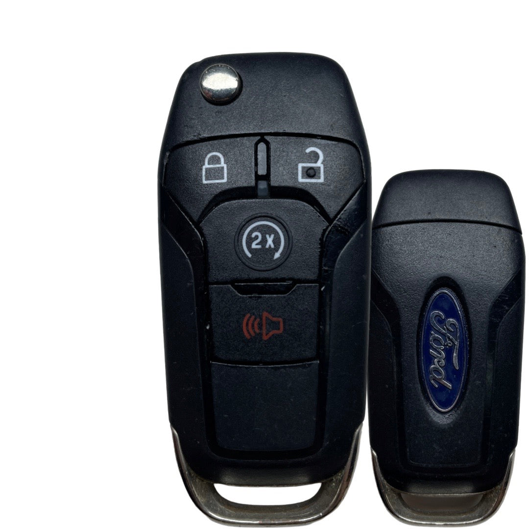 2015-2022 Ford F-Series Raptor Ranger / 4-Button Flip Key / HS / PN: 164-R8134 / (Chip 128 Bit) N5F-A08TDA (OEM Refurb)