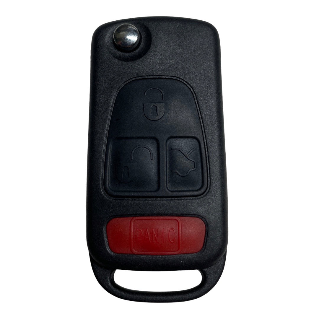 1997–2005 Mercedes SL / 4-Button Flip Key / HU39 / PCF7935 44 Chip For KR55 Key Maker (AFTERMARKET)