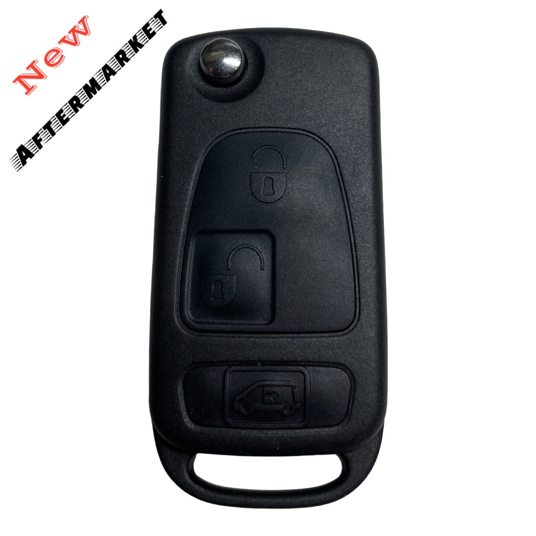 2007-2018 Mercedes / Dodge Sprinter / 3-Button Flip Key / HU64 / Super Chip For KR55 Key Maker (AFTERMARKET)