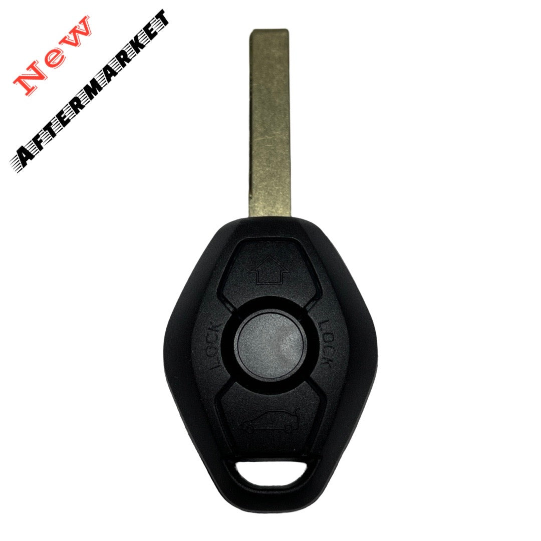 2000-2008 BMW / 3-Button Remote Head Key / PN: 6955750 / LX8FZV (Chip 46 CAS2) (315 Mhz) (AFTERMARKET)