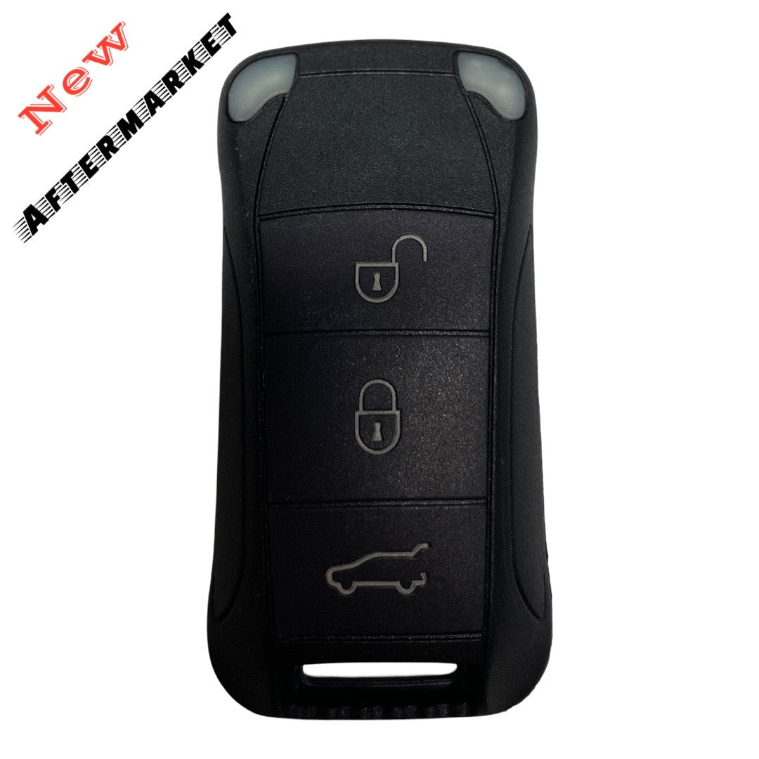 2004-2011 Porsche Cayenne / 4-Button Flip Key / 267-104-187 / KR55WK45032 / Keyless Go (AFTERMARKET)