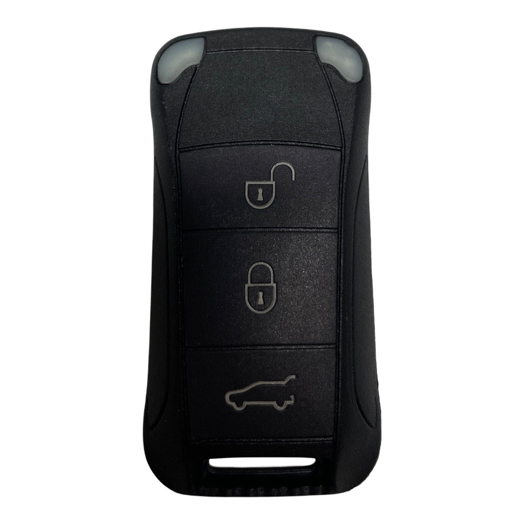 2004-2011 Porsche Cayenne / 4-Button Flip Key / 267-104-187 / KR55WK45032 / Keyless Go (AFTERMARKET)