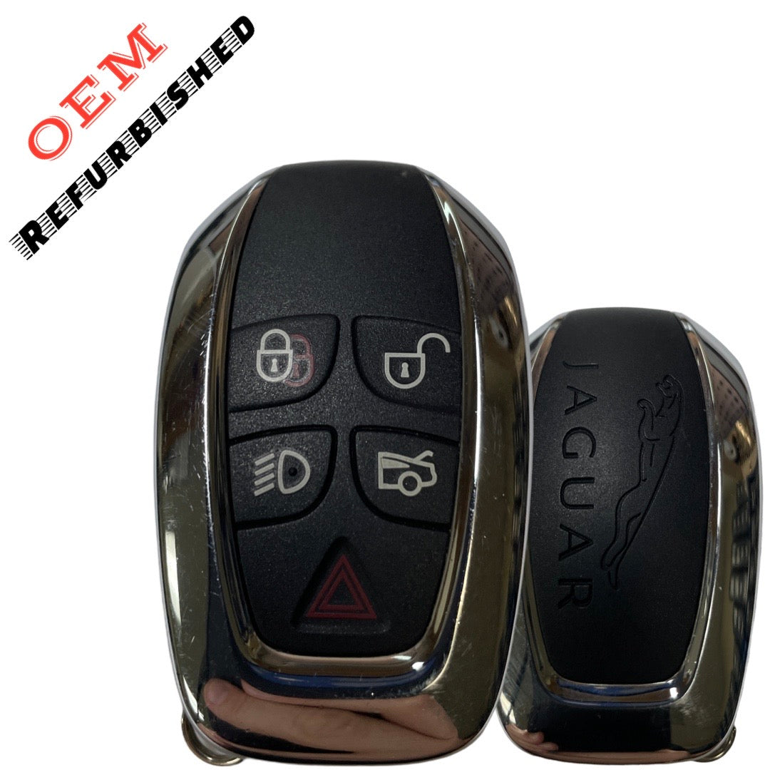 2011-2013 Jaguar XJ Series / 5-Button Smart Key / PN: C2D18231 / KOBJTF10A (OEM Refurb)
