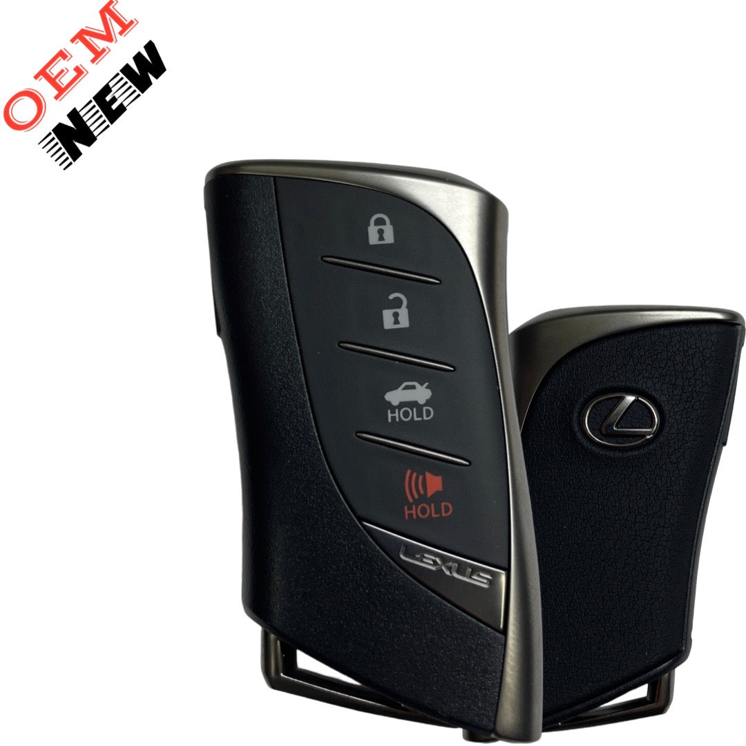 2018-2022 Lexus ES300H ES350 LS500 / 4-Button Smart Key / PN: 8990H-50020 / HYQ14FBF (OEM NEW)