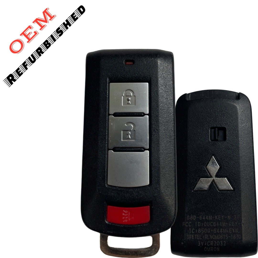 2008-2021 Mitsubishi Outlander Mirage / 3-Button Smart Key / PN: 8637A316 / OUC644M-KEY-N (OEM Refurb)