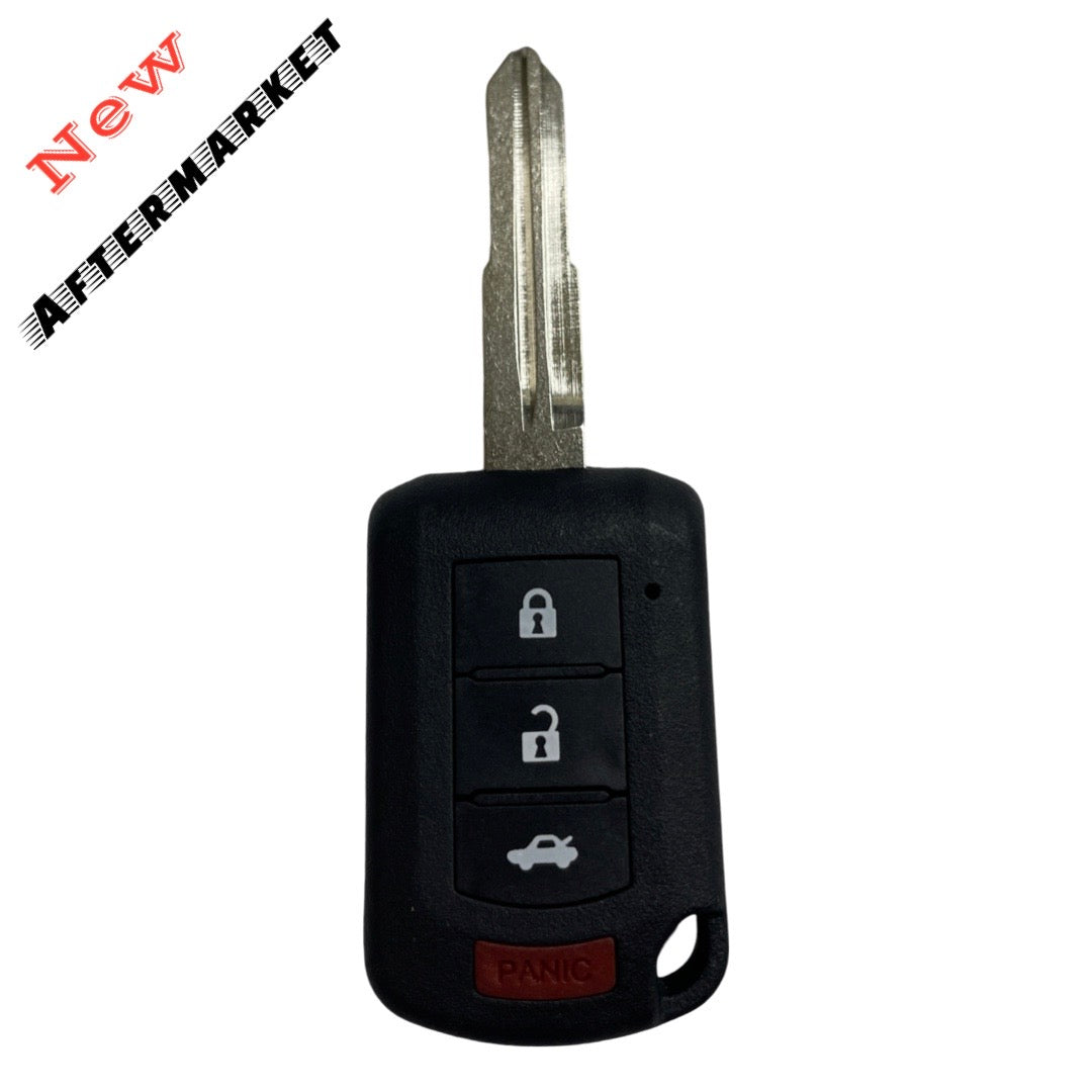 2010-2019 Mitsubishi Outlander Lancer / 4-Button Remote Head Key With Shoulder / PN: 6370B945 / OUCJ166N (AFTERMARKET)