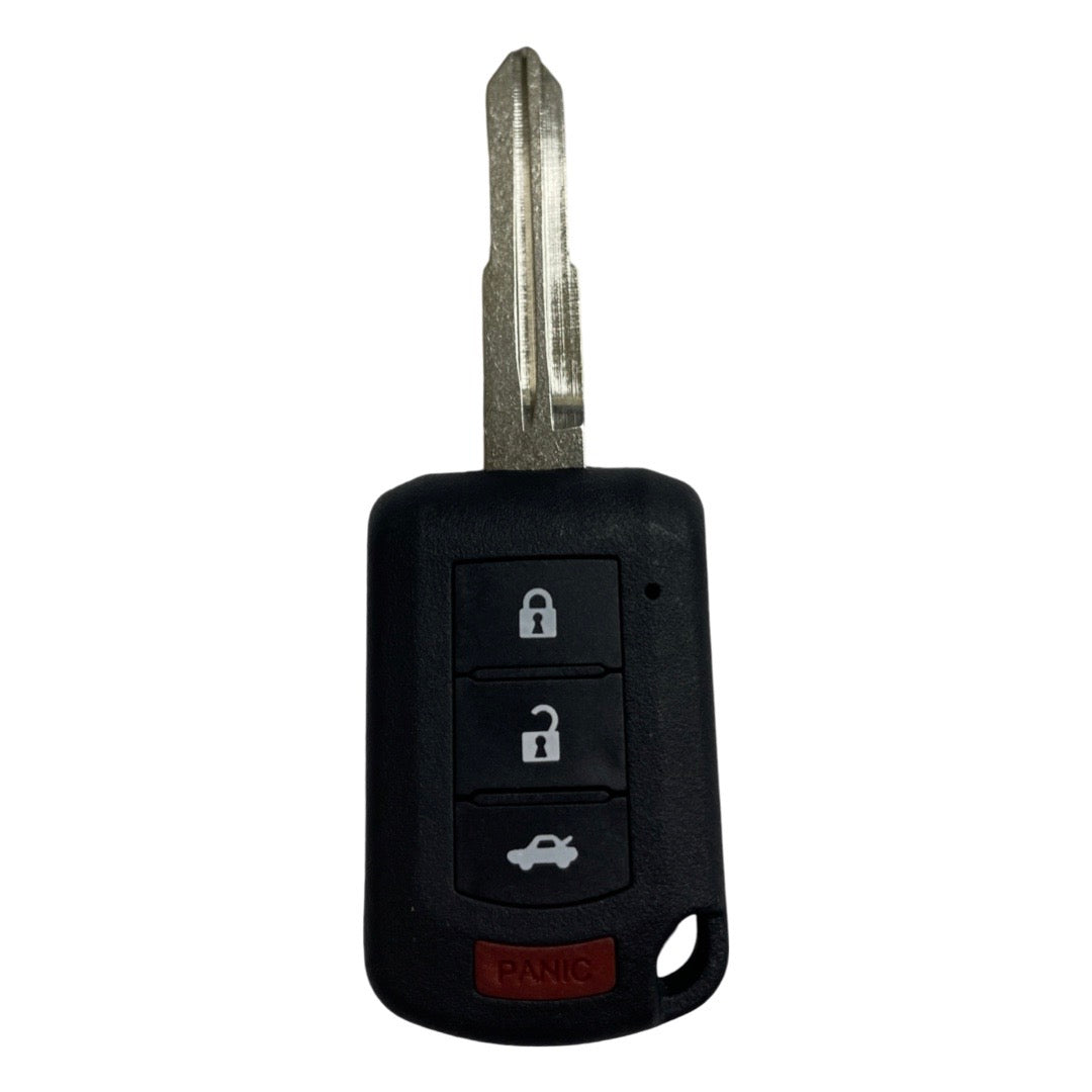 2010-2019 Mitsubishi Outlander Lancer / 4-Button Remote Head Key With Shoulder / PN: 6370B945 / OUCJ166N (AFTERMARKET)