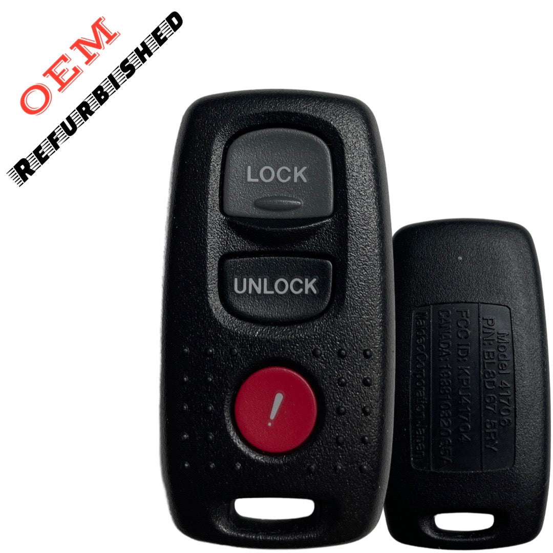 2001-2003 Mazda Protege 3 / 3-Button Keyless Entry Remote / KPU41704 (OEM Refurbished)