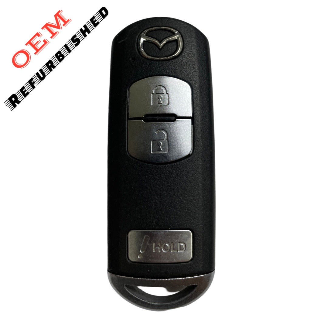 2012-2020 Mazda CX-3 / CX-5 / 3-Button Smart Key / PN: KDY3-67-5DY / WAZSKE13D02 (OEM Refurb)