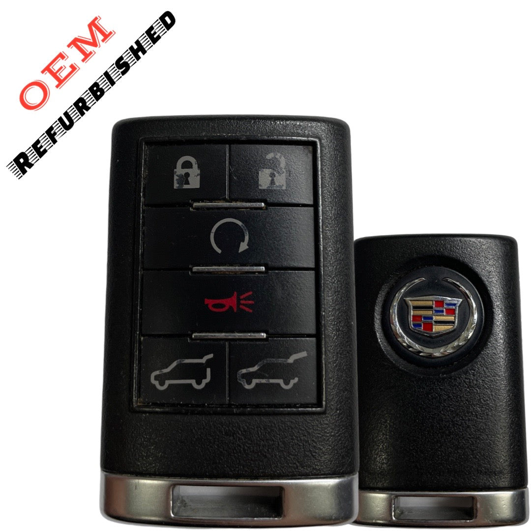 2007-2014 Cadillac Escalade / 6-Button Keyless Entry Remote/ PN: 22756466 / OUC6000066 (Driver 2) (OEM Refurb)