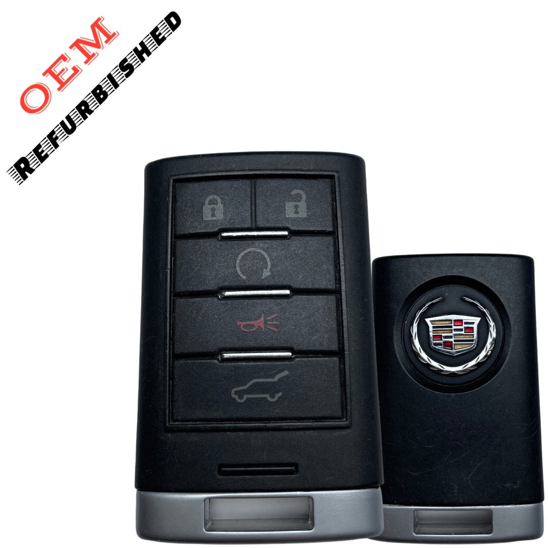 2010-2015 Cadillac SRX / 5-Button Smart Key W/ Hatch / PN: 22865375 / NBG009768T (OEM Refurb)