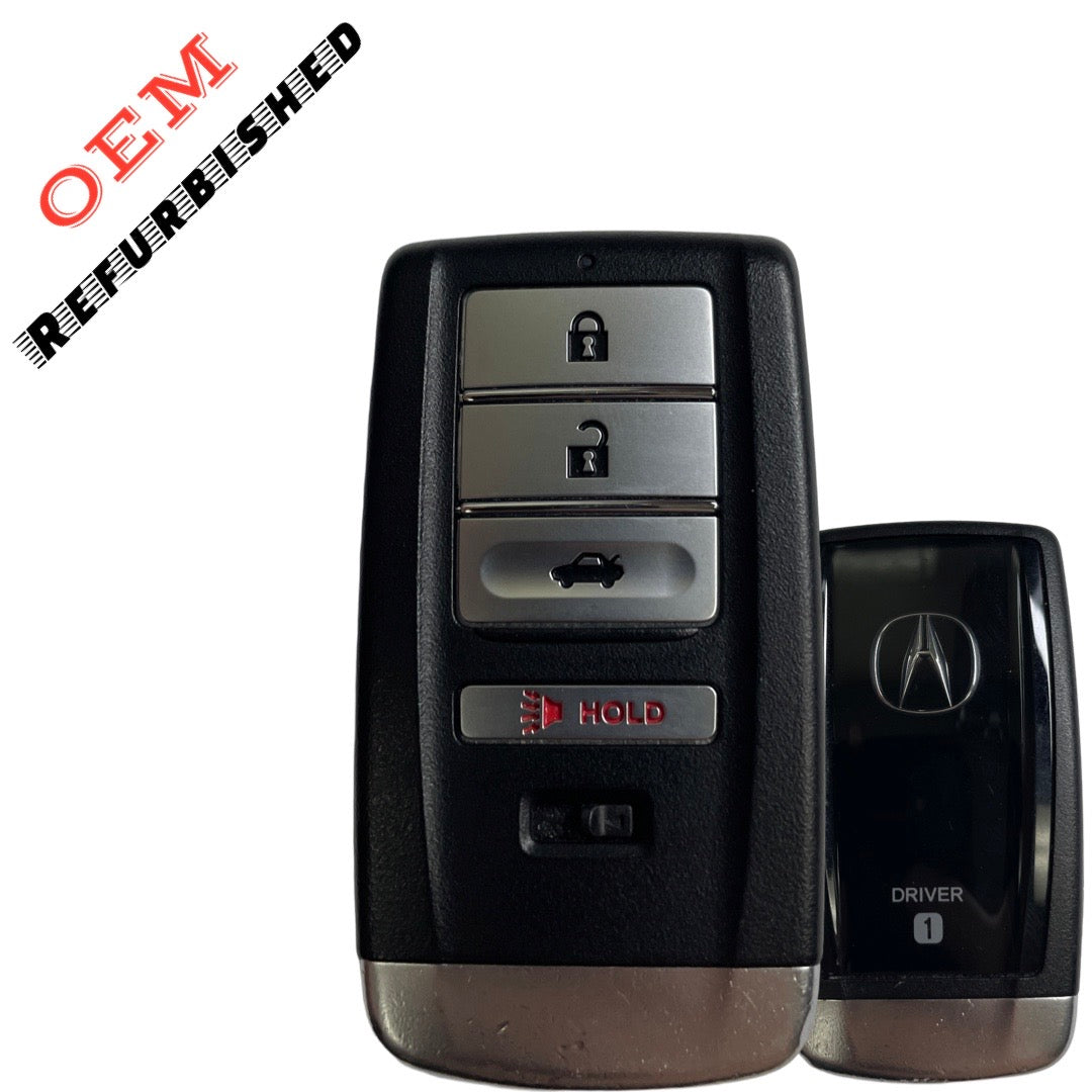 2018-2022 Acura TLX ILX / 4-Button Smart Key / PN: 72147-TZ3-A21 / KR5V2X (Driver 1) (OEM REFURBISHED)