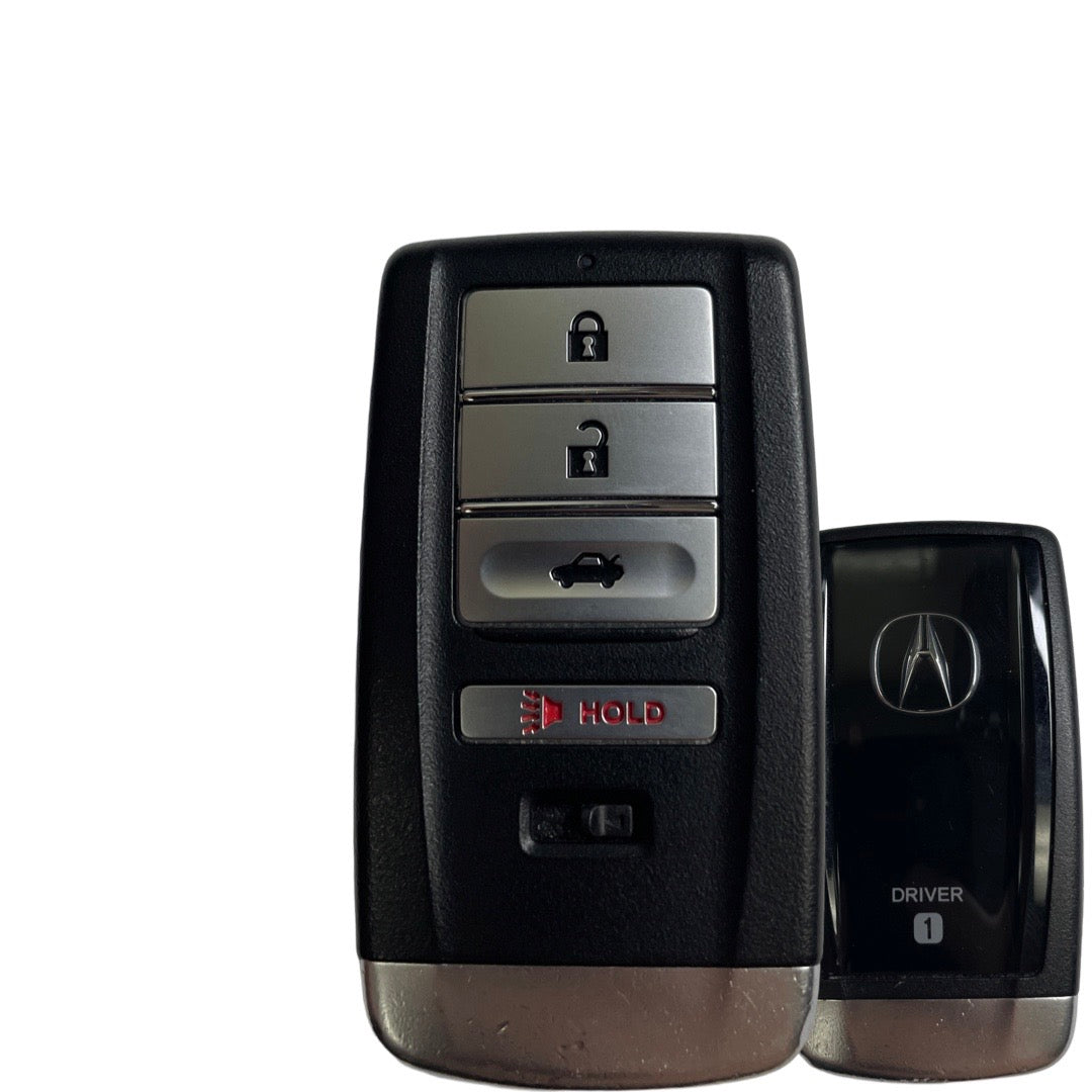 2018-2022 Acura TLX ILX / 4-Button Smart Key / PN: 72147-TZ3-A21 / KR5V21 (Driver 1)  (OEM Refurb)