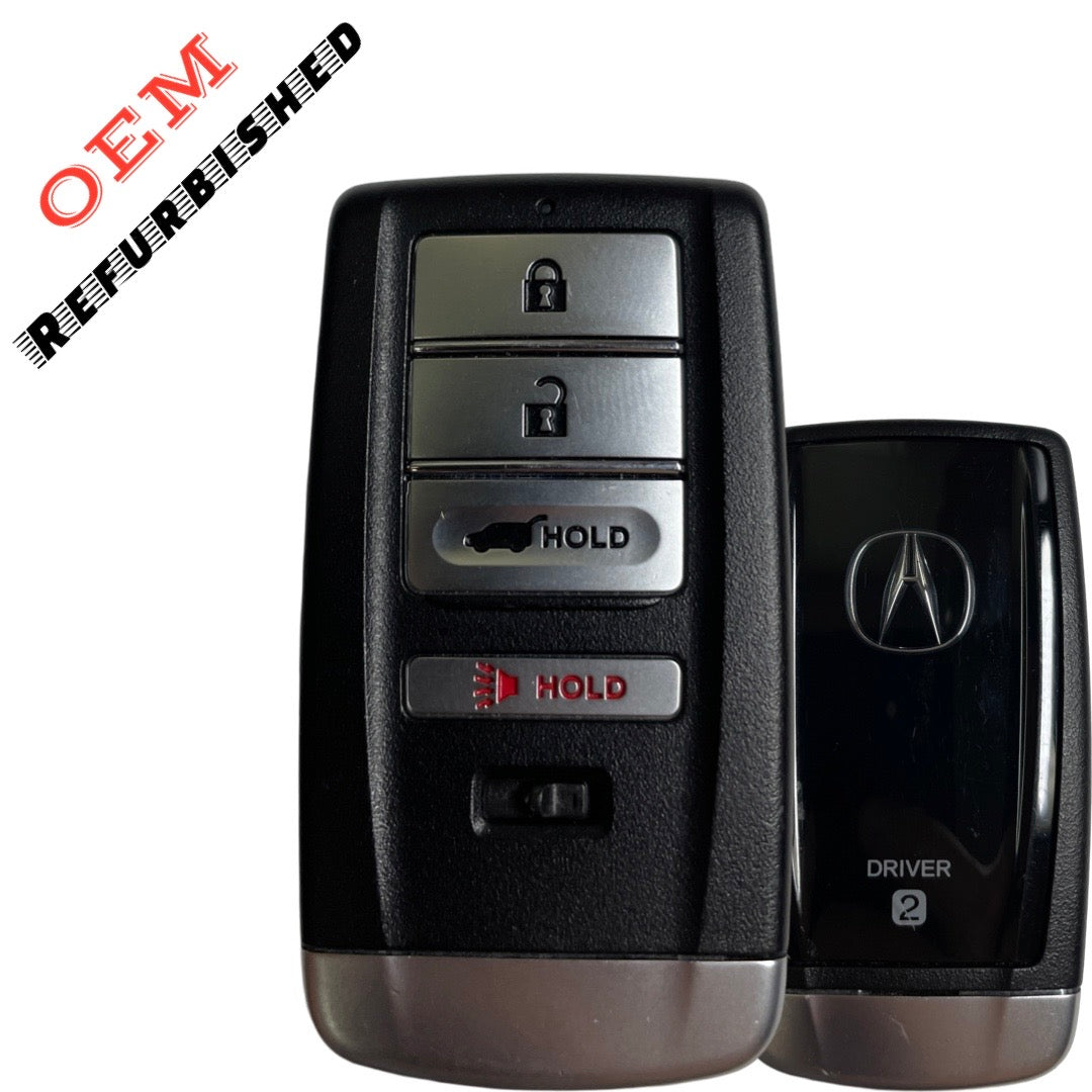2019-2020 Acura RDX / 4-Button Smart Key / PN: 72147-TJB-A11 / KR5T21 / Driver 2 (OEM Refurb)