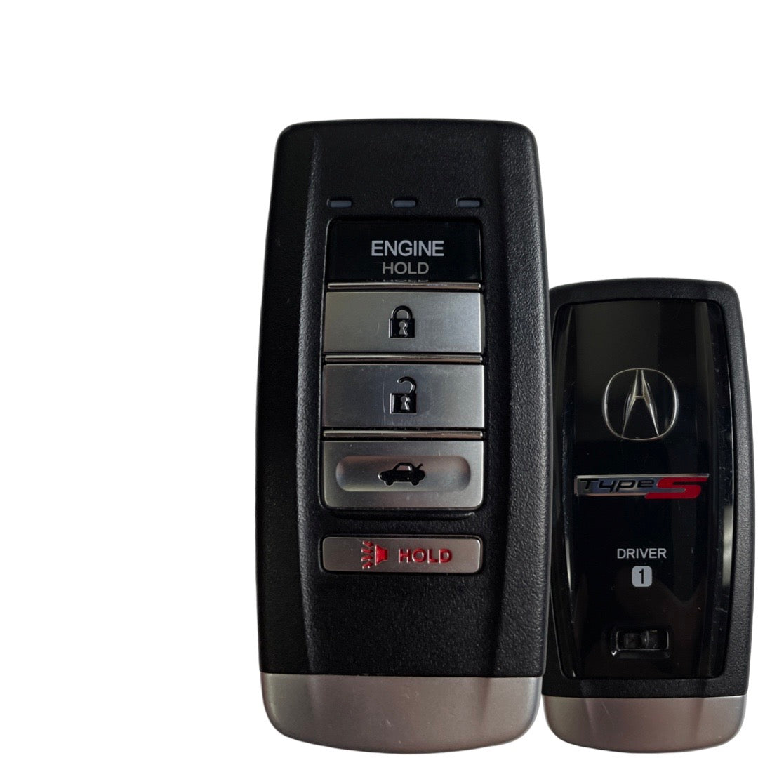 2018-2022 Acura TLX TYPE S / 5-Button Smart Key / PN:72147-TQZ-C71  / KR5995364 (Driver 1) (OEM Refurb)