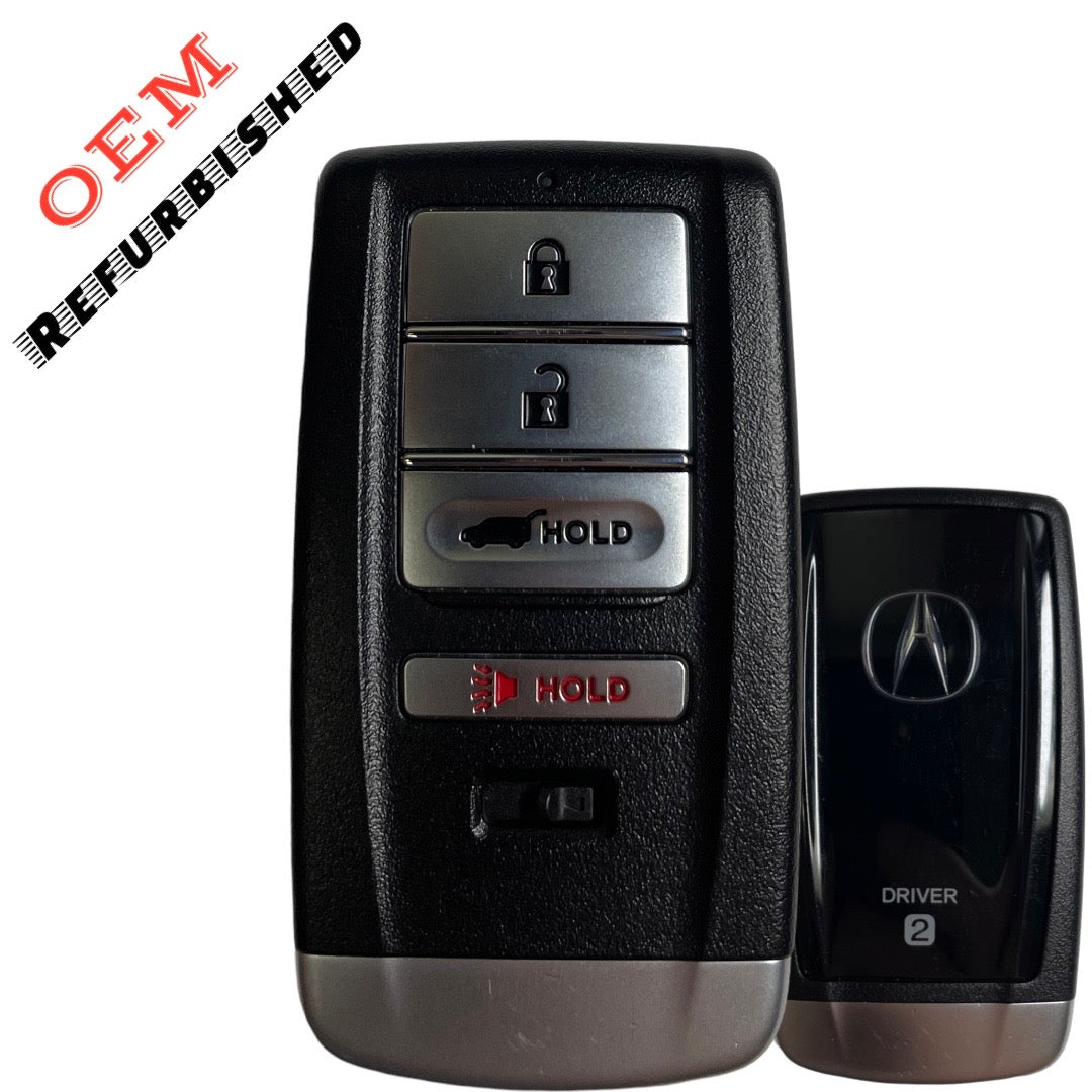 2014-2020 Acura MDX RDX / 4-Button Smart Key / PN: 72147-TZ5-A01 / KR5V1X (Driver 2) (OEM Refurb)