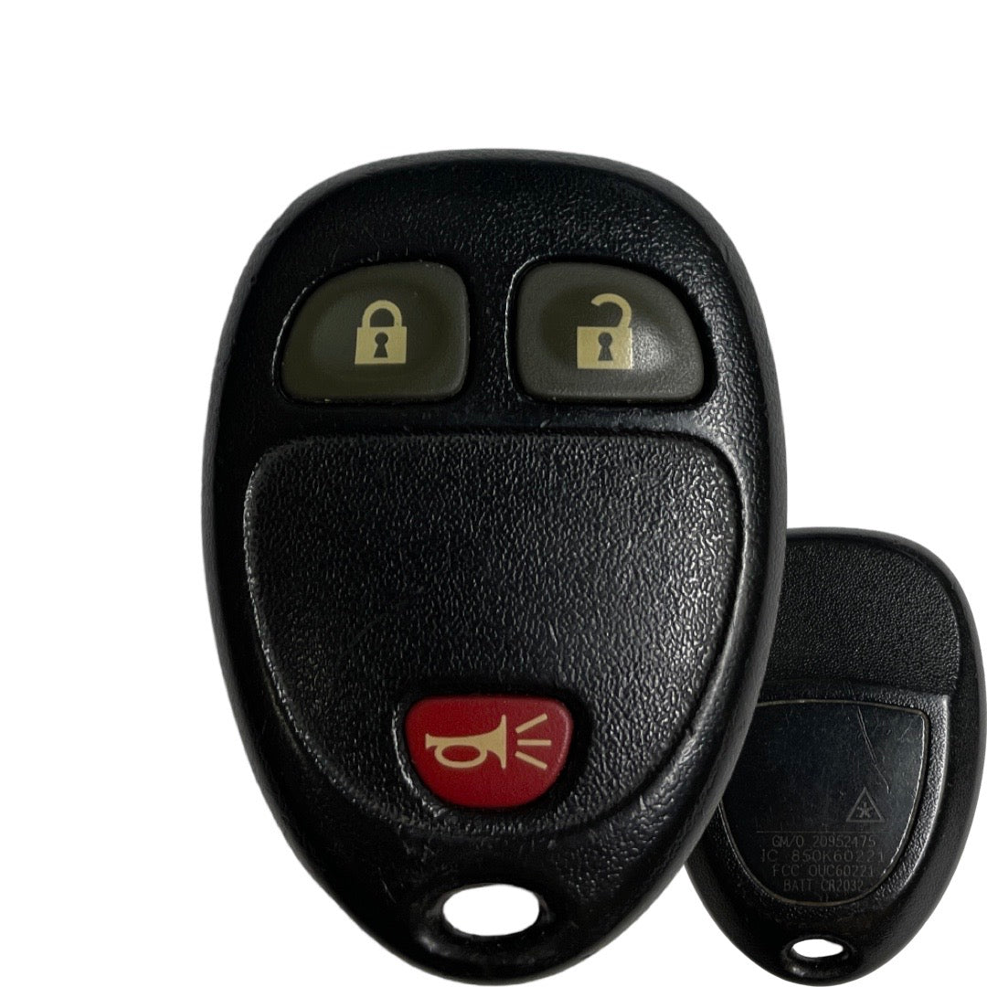 2007-2017 GM / 3-Button Keyless Entry Remote / PN: 15913420 / M3N5WY8109 (OEM Refurb)