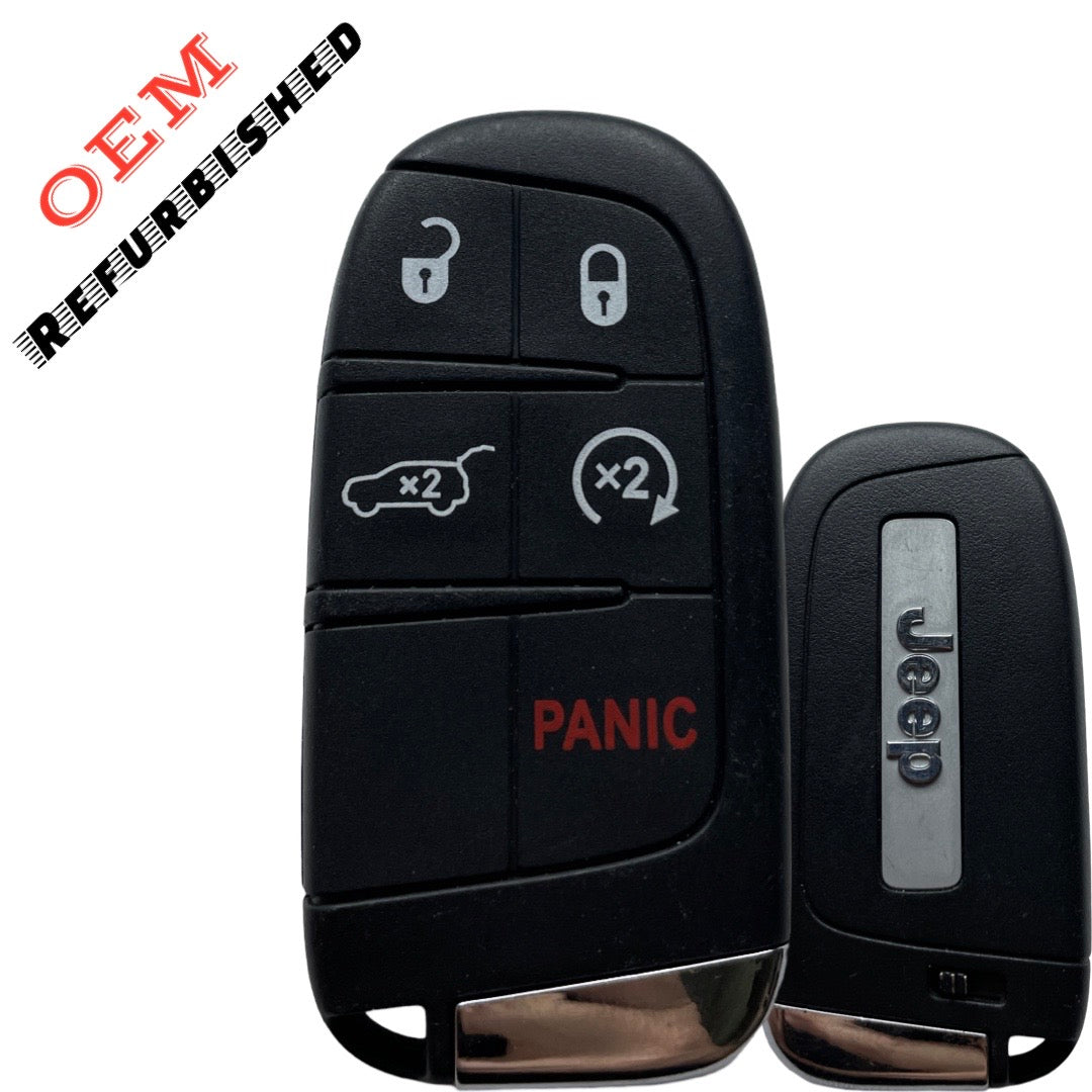2017-2024 Jeep Compass / 5-Button Smart Key / PN: 68250344 / M3N-40821302 (OEM Refurb)