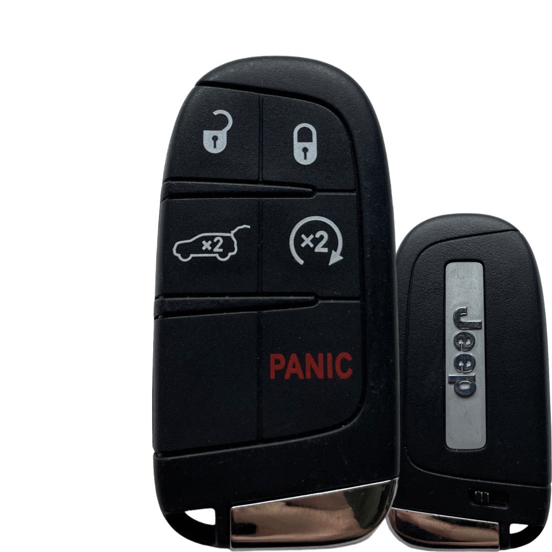 2017-2024 Jeep Compass / 5-Button Smart Key / PN: 68250344 / M3N-40821302 (OEM Refurb)