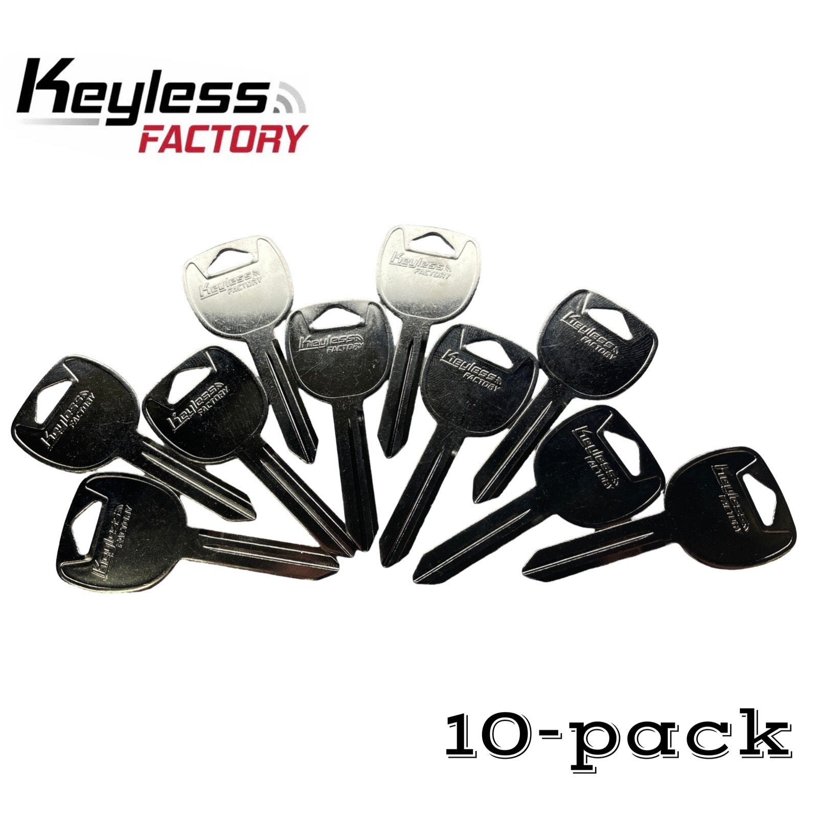 KEYLESS FACTORY- GM B102 Test Key Blade (10 PACK) (AFTERMARKET)