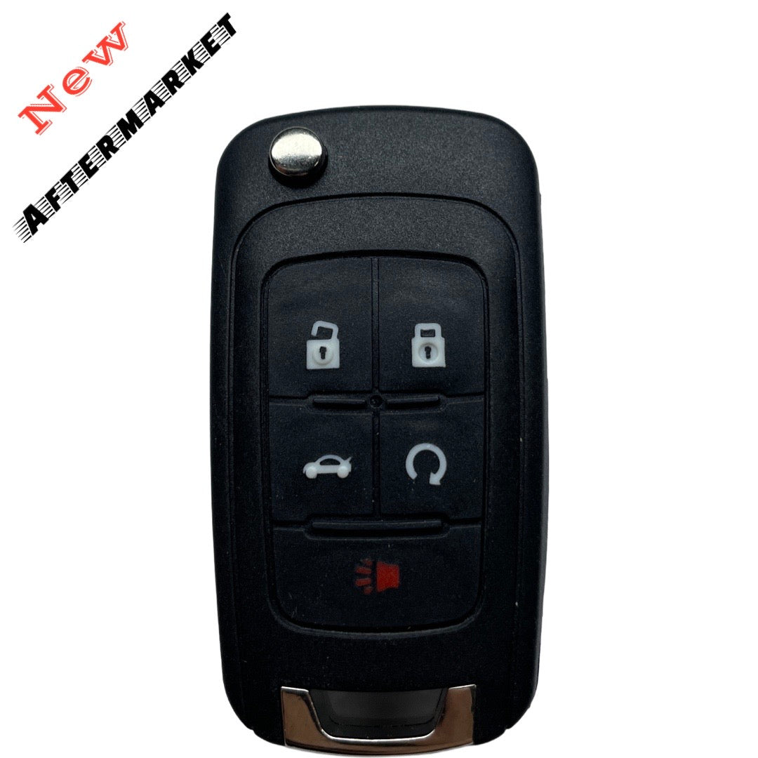 2010-2020 GM/CHEVY / 5-Button Flip Key NOT PEPS / OHT01060512 (AFTERMARKET)