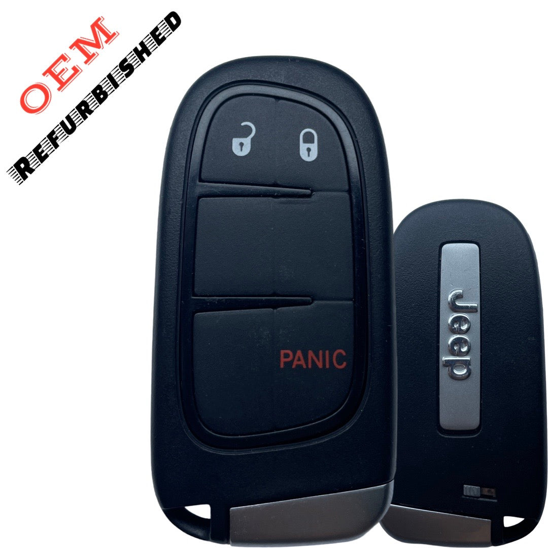 2015-2023 Jeep Cherokee/ 3-Button Smart Key / PN: 6MP33DX9AA / M3N-40821302 (OEM Refurb)