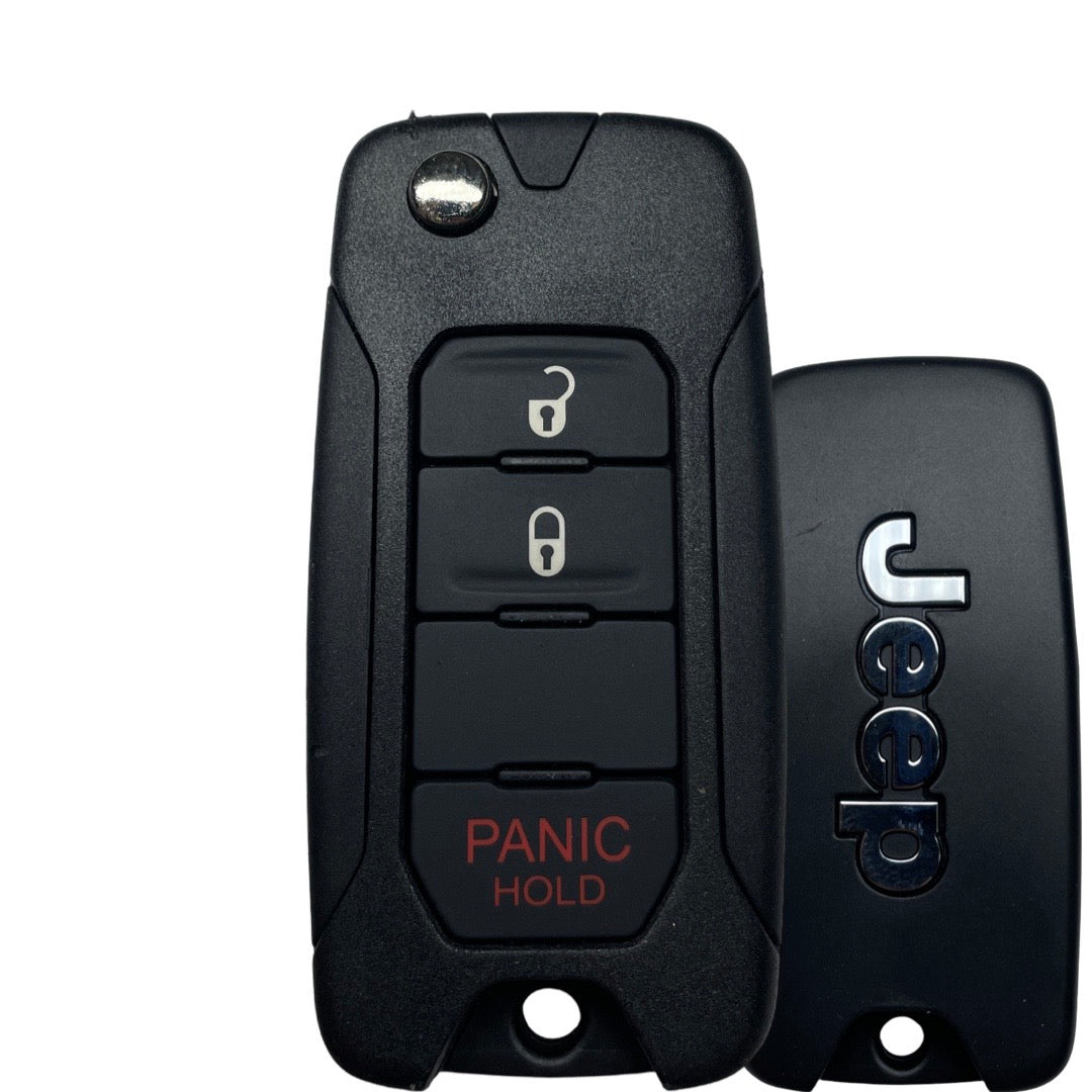 2015 - 2019 Jeep Renegade / Fiat 500X /3-Button Flip Key / 2ADFTFI5AM433TX (OEM Refurbished)