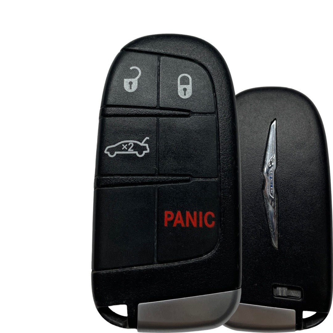 2015-2017 Chrysler 200 / 4-Button Smart Key / PN: 68394190AA / M3M-40821302 (OEM REFURB) (4A) chip