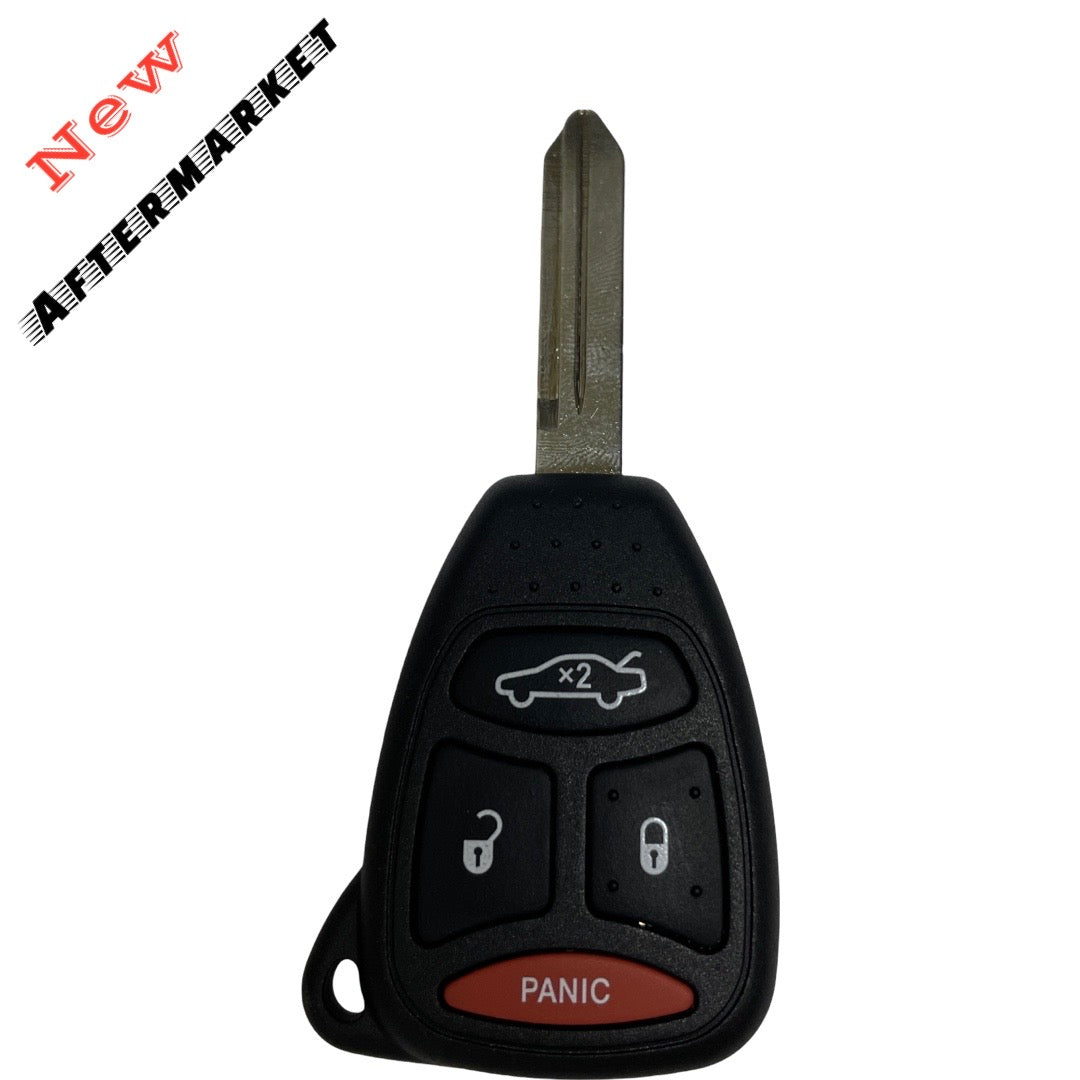 2005-2010 Chrysler Dodge Jeep / 4-Button Remote Head Key / KOBDT04A (AFTERMARKET)
