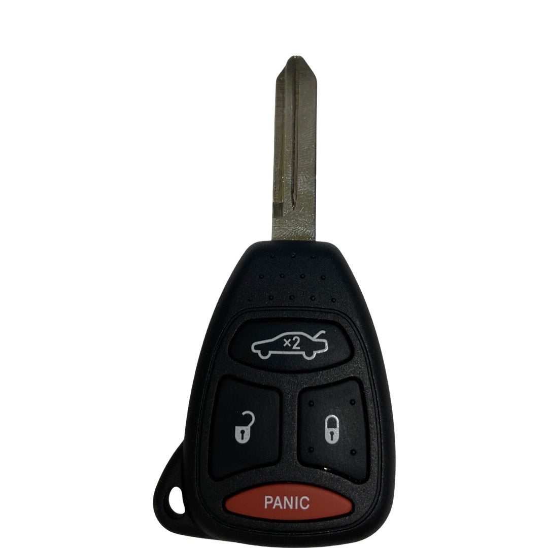 2005-2010 Chrysler Dodge Jeep / 4-Button Remote Head Key / KOBDT04A (AFTERMARKET)