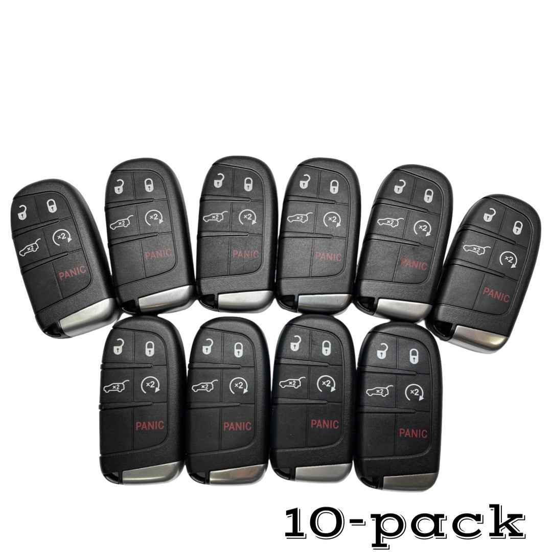 10x 2014-2022 DODGE JEEP / 5-BUTTON SMART KEY / PN: 5026676AH / M3N-40821302 (AFTERMARKET)