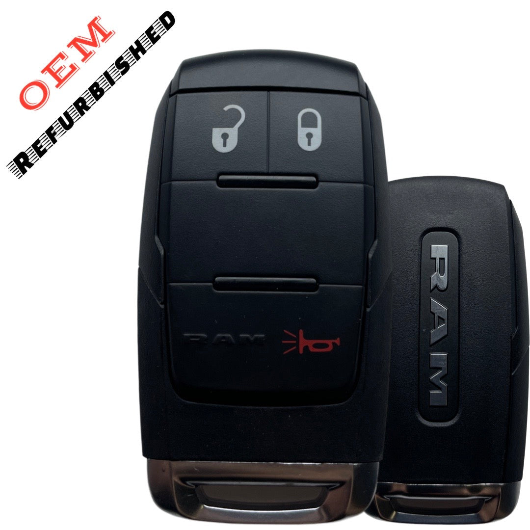 2019-2022 Dodge Ram Pickup 2500-5500 / 3-Button Smart Key / PN: 68365327AA / GQ4-76T (OEM Refurb)