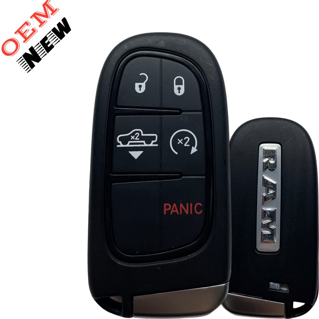 2013-2018 Dodge Ram / 5-Button Smart Key / PN: 68159657 / GQ4-54T (OEM NEW)