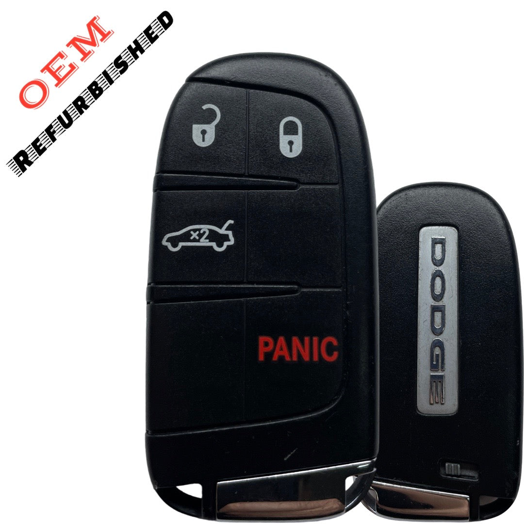 2019-2023 Dodge Challenger / Charger / 4-Button Smart Key / PN: 68394196AA / M3M-40821302 (OEM Refurb)