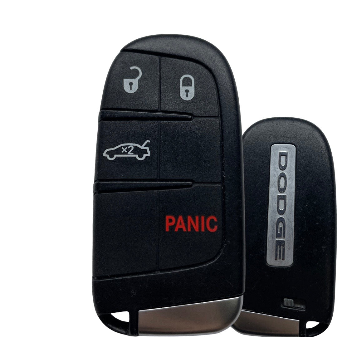 2011-2021 Dodge Charger Dart Challenger / 4-Button Smart Key / PN: 68051387AC / M3N40821302 (OEM Refurb)