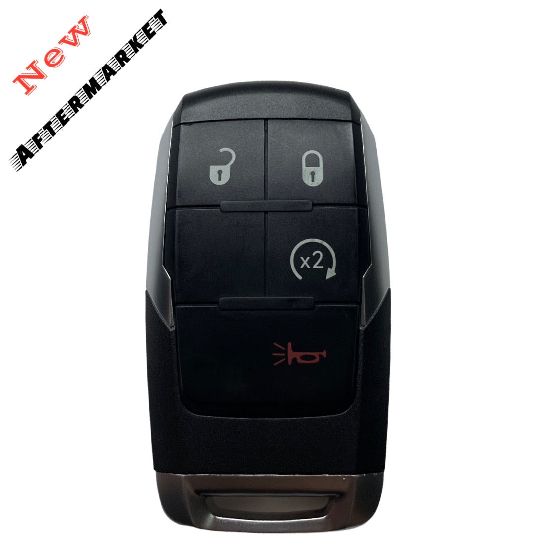 2019-2024 Dodge Ram Pickup HD 2500 3500 4500 5500 / 4-Button Smart Key / PN: 68365327AB / GQ4-76T (AFTERMARKET)