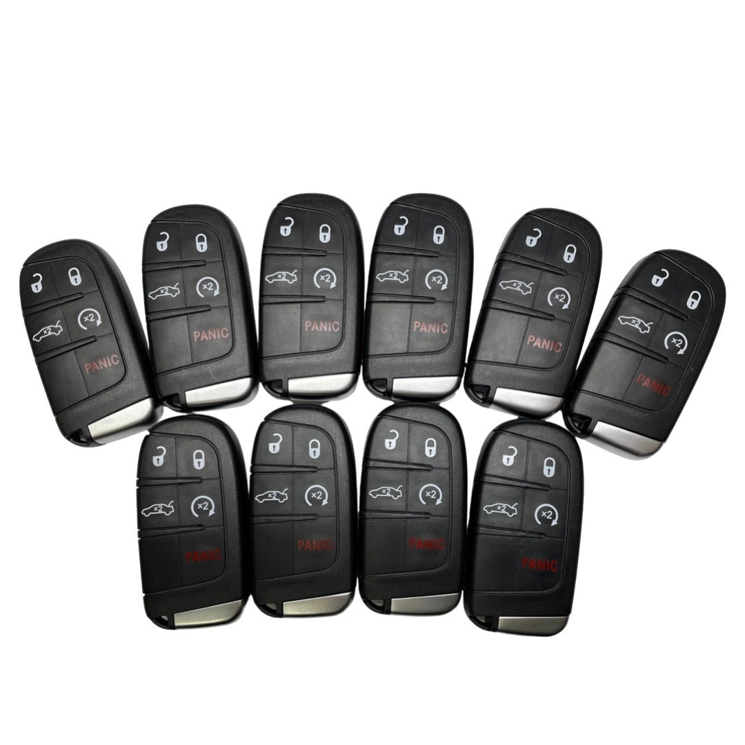 10x 2011-2020 DODGE CHRYSLER / 5-BUTTON SMART KEY / M3N-40821302 (AFTERMARKET)