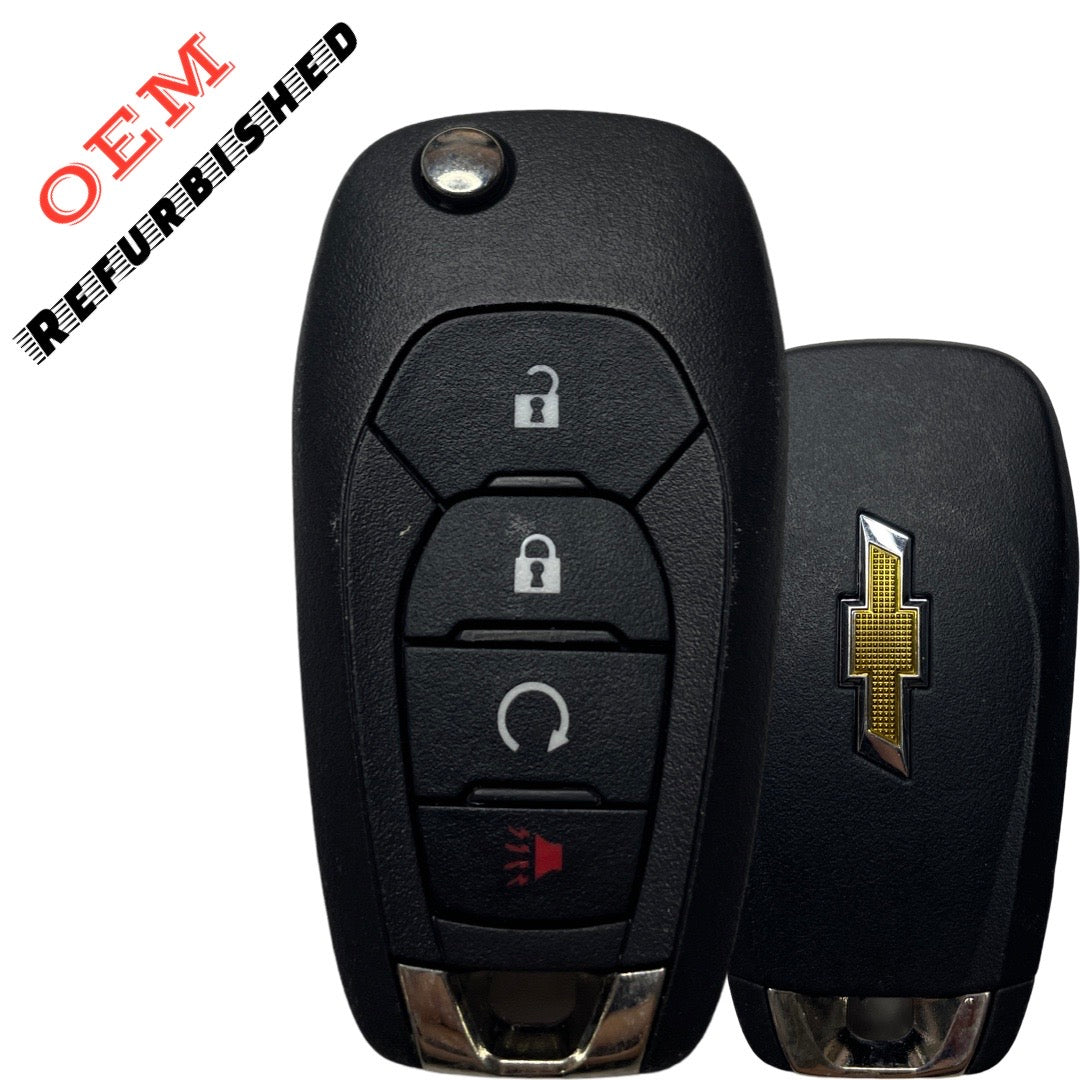 2019-2021 Chevrolet Cruze Trailblazer / 4-Button Flip Key / PN: 13530746 / LXP-T004 (OEM Refurb)