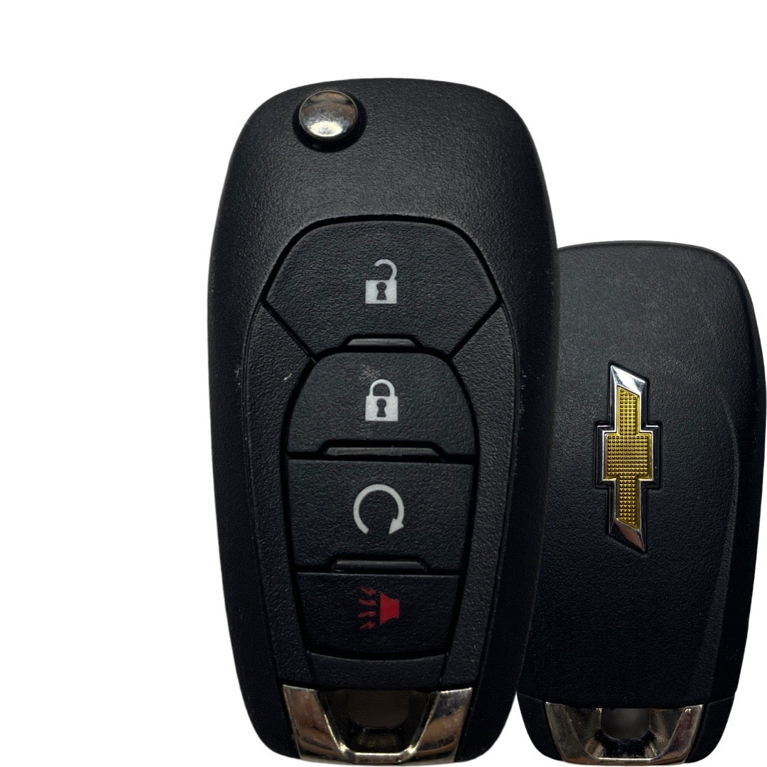 2019-2021 Chevrolet Cruze Trailblazer / 4-Button Flip Key / PN: 13530746 / LXP-T004 (OEM Refurb)