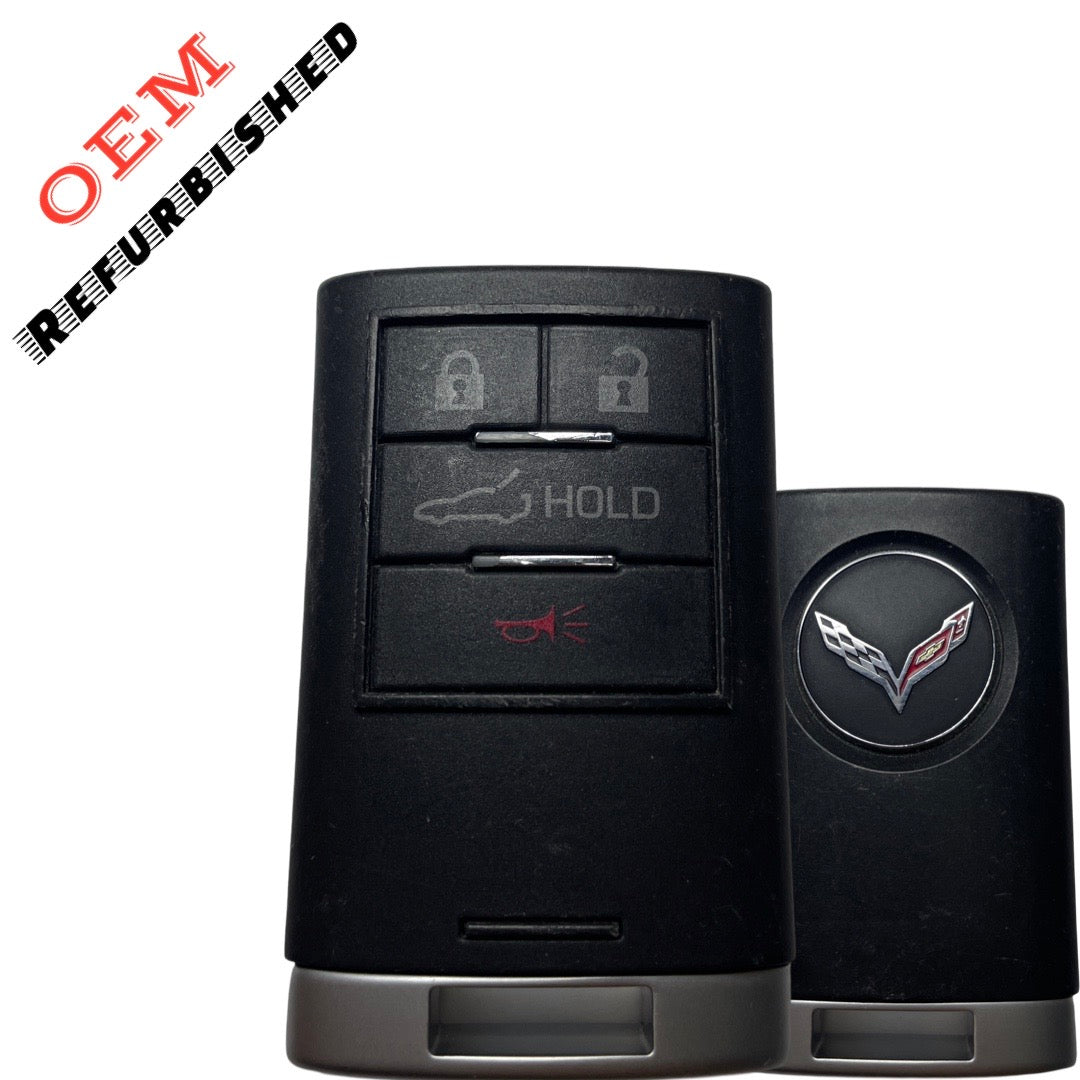 2016-2019 Chevrolet Corvette / 4-Button Smart Key / PN: 23465950 / NBGGD9C04 (OEM Refurb)