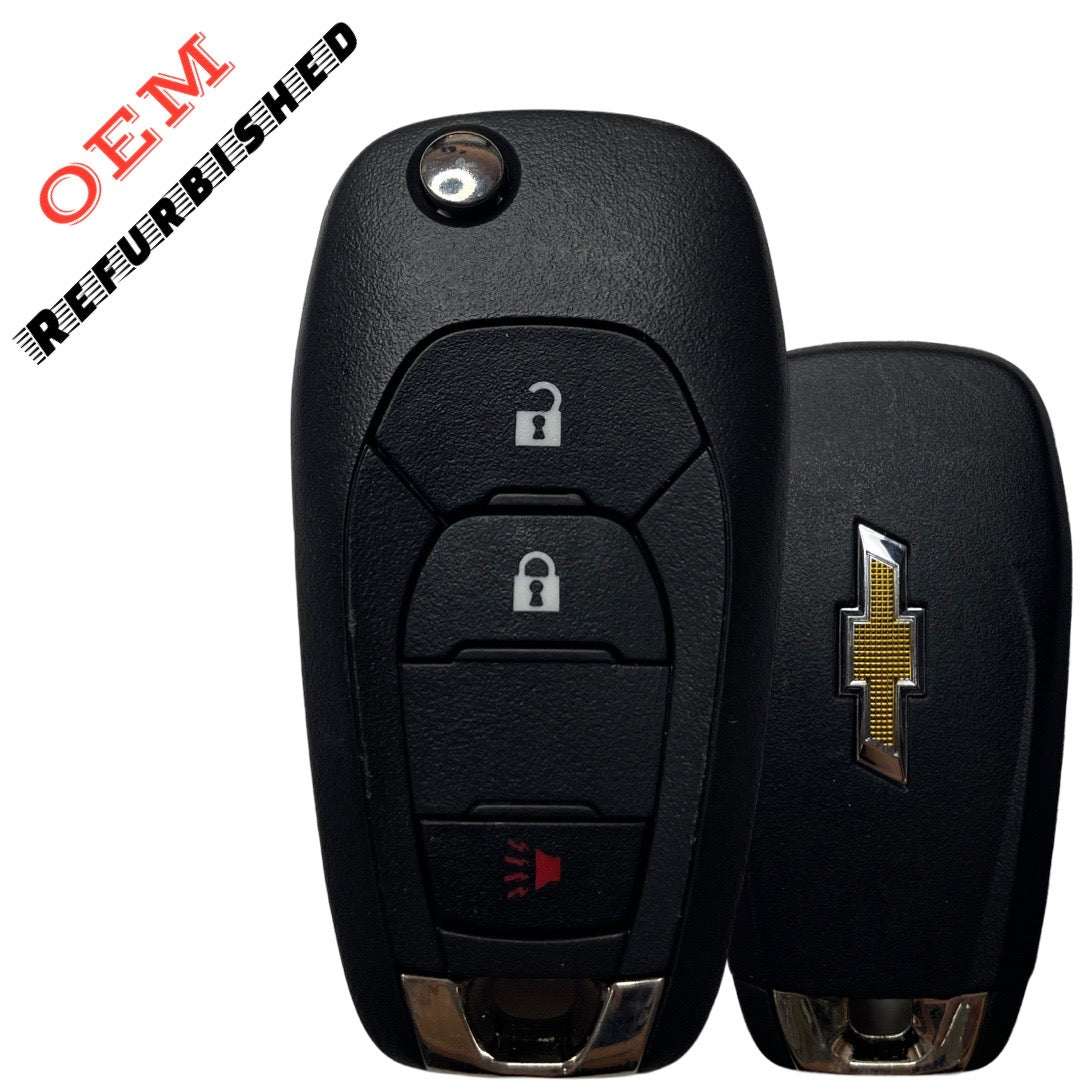 2019-2022 Chevrolet / 3-Button Remote Flip Key / PN: 13522783 / LXP-T003 (OEM REFURBISHED)