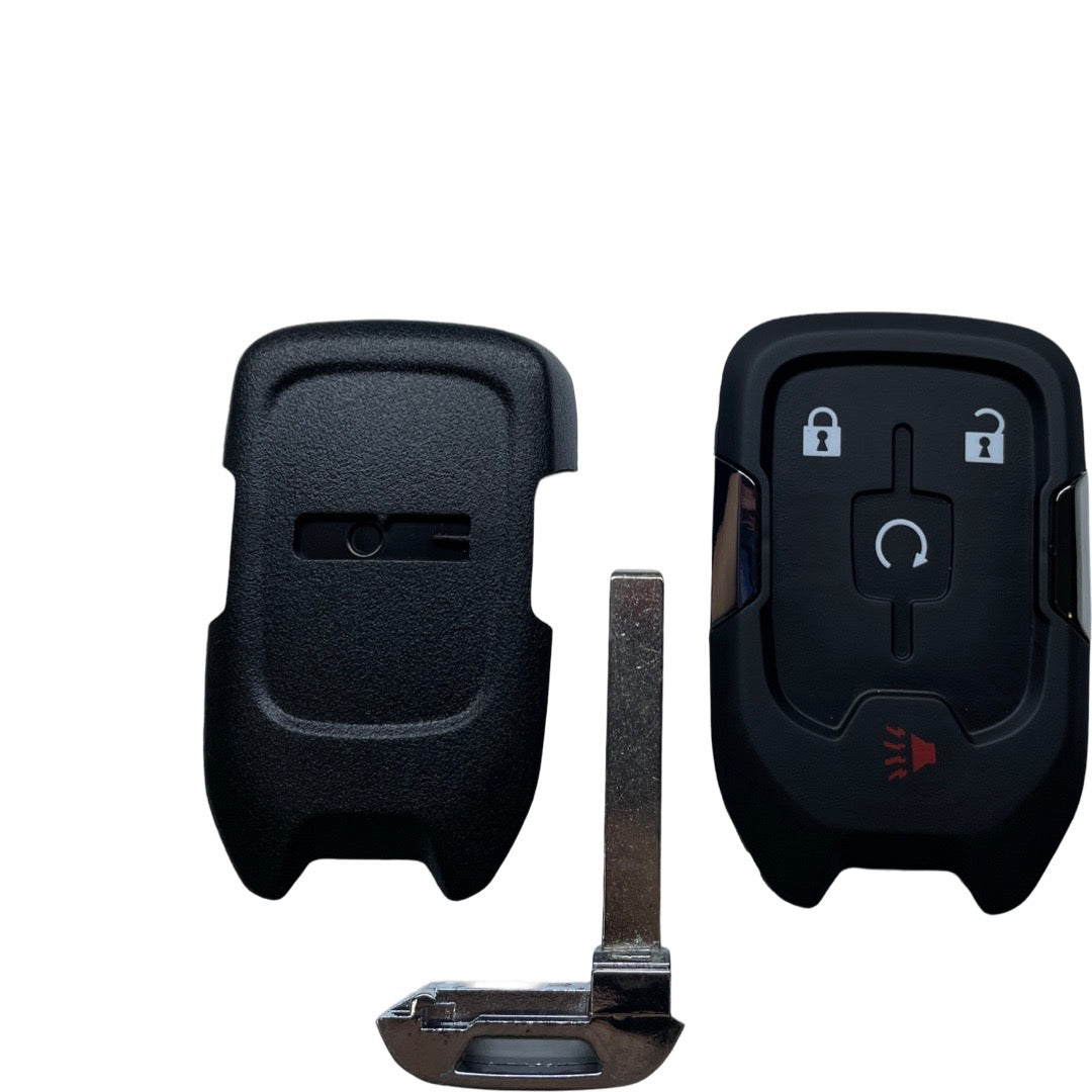 2015-2022 GMC / 4-Button Smart Key SHELL with Remote Start  For HYQ1AA, HYQ1EA (AFTERMARKET)