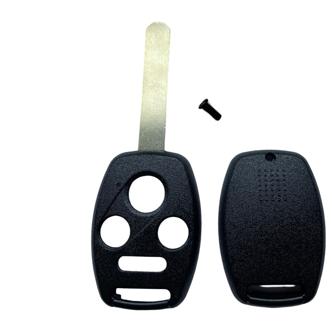 2006-2014 Honda Acura / 4-Button Remote Head Key SHELL / HO01 / MLBHLIK-1T, KR55WK49308, N5F-S0084A (AFTERMARKET)