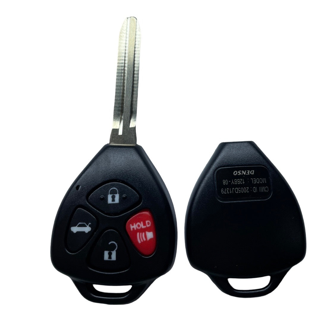 2005-2012 Toyota Scion / 4-Button Remote Head Key Shell / TR47 / HYQ12BBY, GQ4-29T (AFTERMARKET)