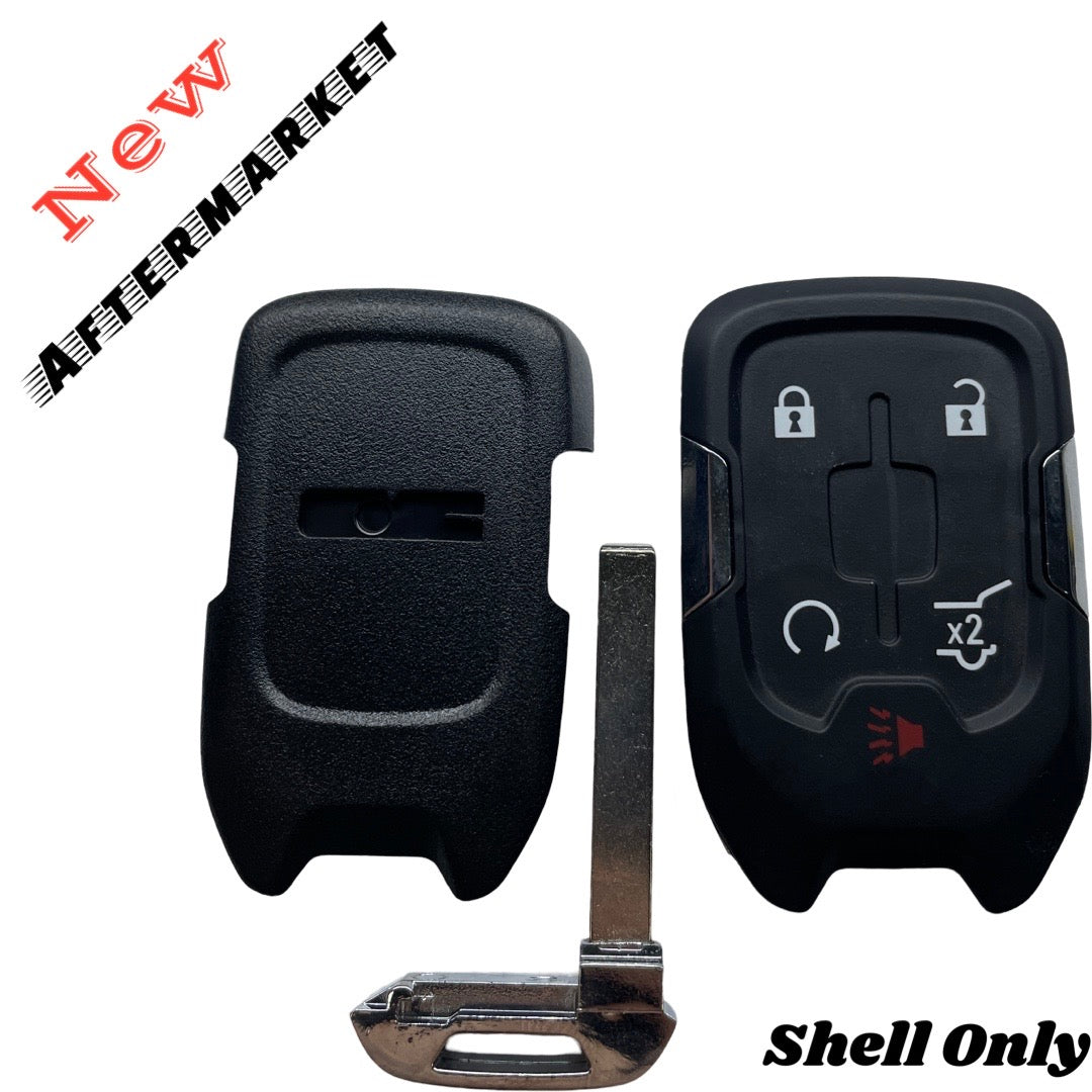 2015-2021 GMC / 5-Button Smart Key SHELL For HYQ1AA, HYQ1EA (AFTERMARKET)